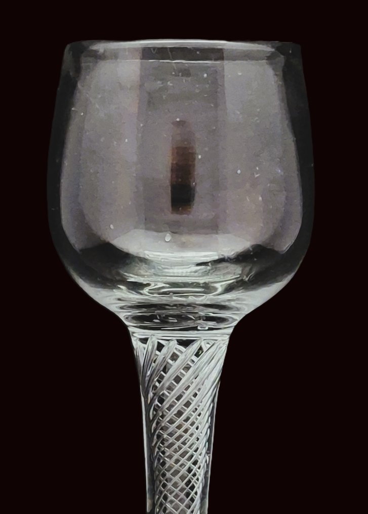 Ποτήρι κρασιού - Γεωργιανό ποτήρι κρασιού - Γυαλί - Air Twist c1750 (19cm) #1.0