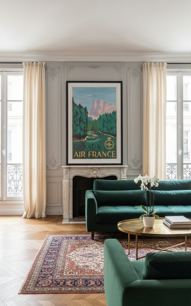 J. Anne Dore - Air France - Affiche d'agence « Canada – Air France » · J. Anne Dore (1955) · Réédition officielle Air France de - 1990s #1.0