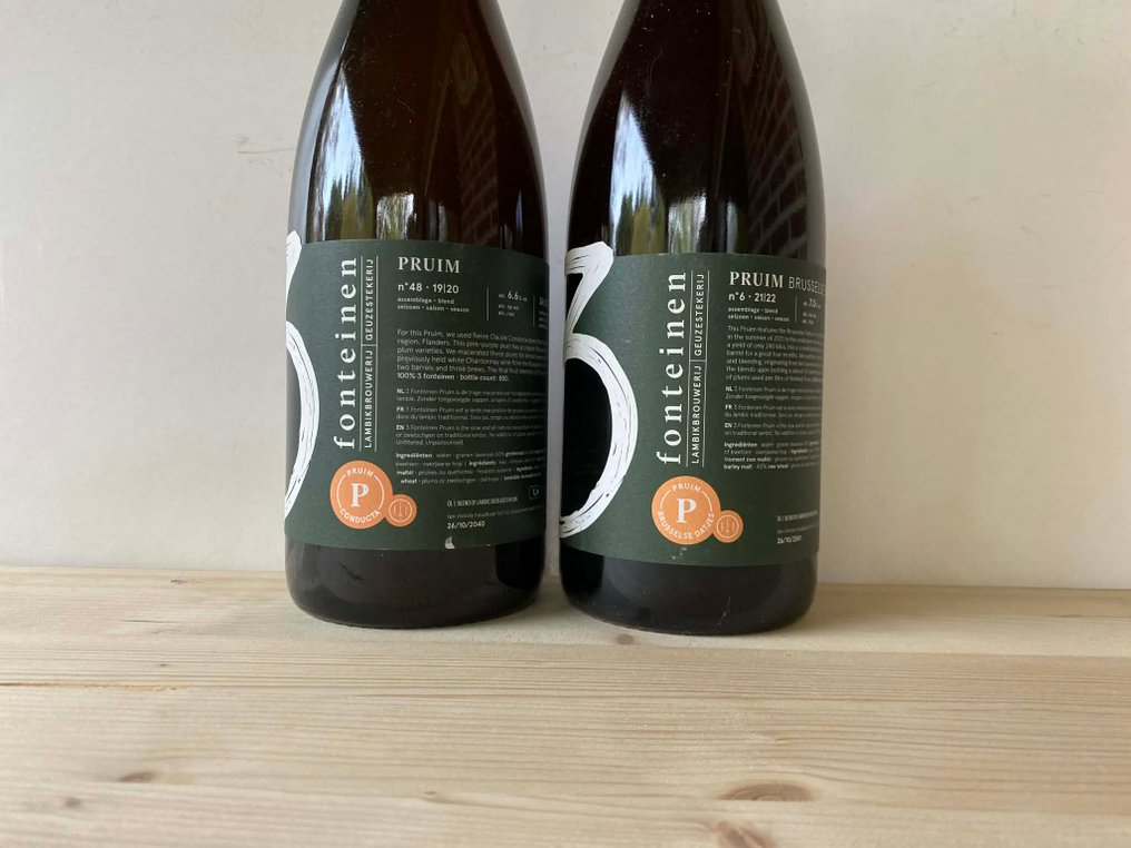 3 Fonteinen - Pruim nr 6 Brusselse Datjes & nr 48 Conducta - 75 cl -  2 flaskor  #2.1