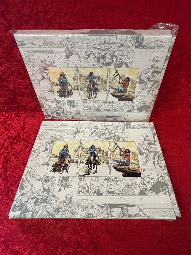 De grote indiaanse saga van Derib HC - HC in Box - 12 Album - First edition - 1993 #4.3