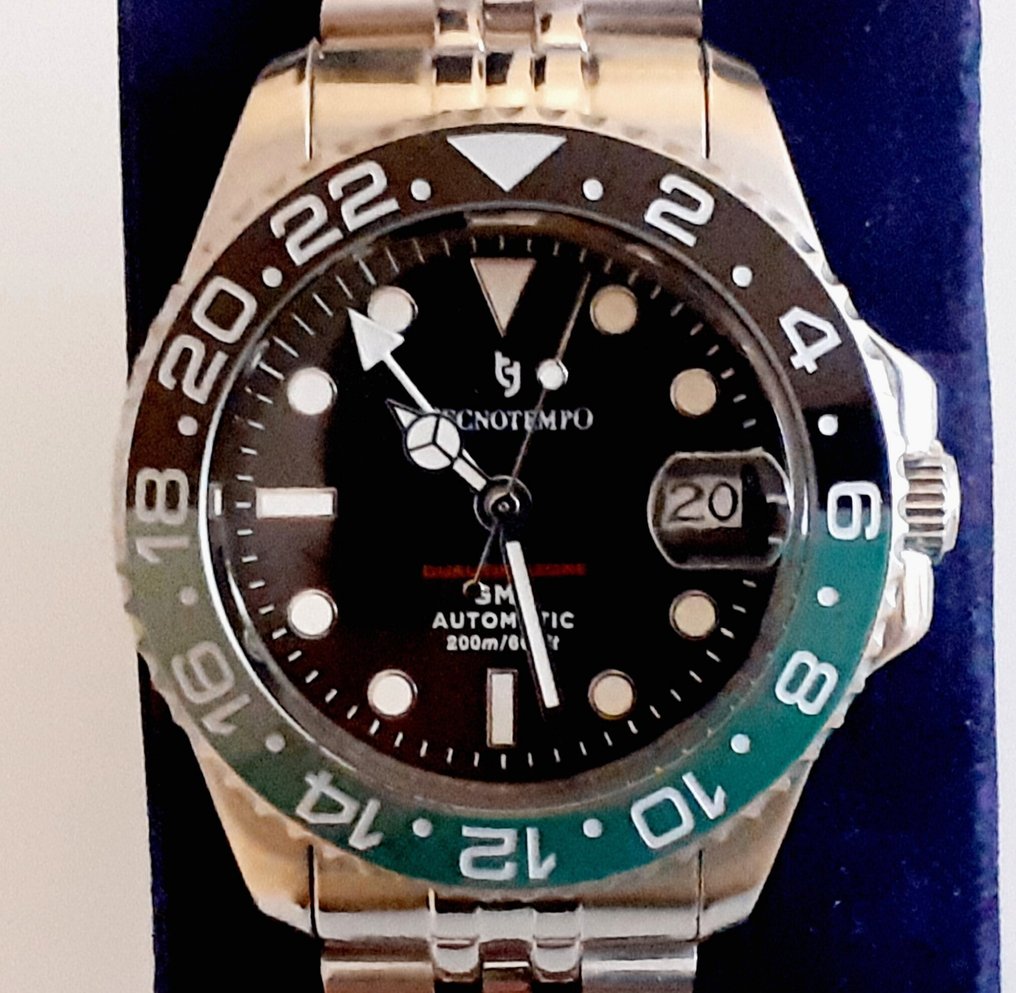 Tecnotempo - Gmt Dual Time - Automatic - Limited Edition - 没有保留价 - 40/100 - 男士 - 2024 #3.2