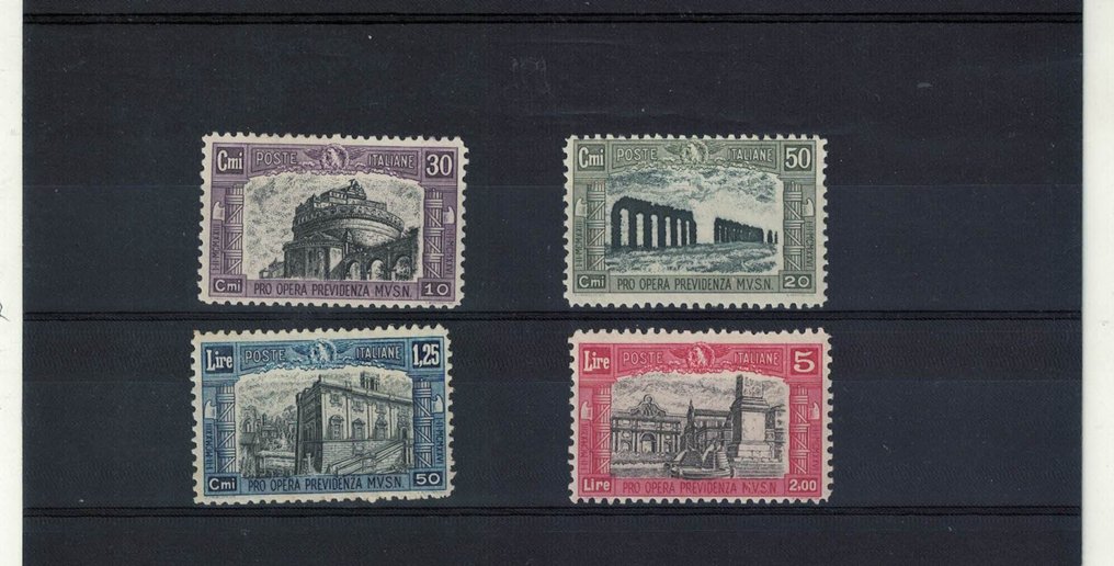 Ιταλία Βασίλειο  - 1926-28 pro opera previdenza 1 και 2 έκδοση #1.0