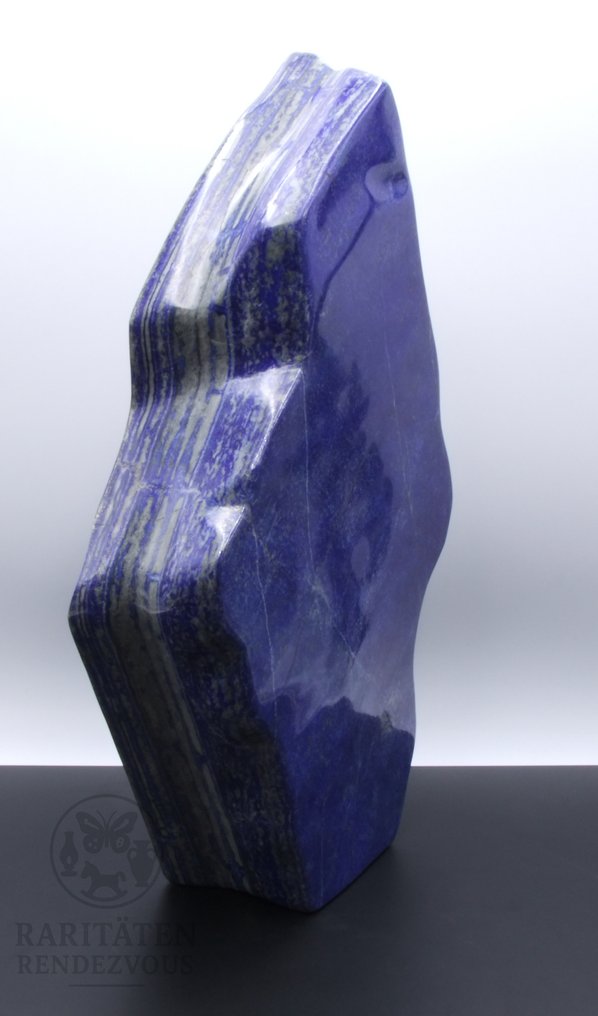Lapis Lazuli Slice - Height: 42 cm - Width: 24 cm- 15.2 kg - (1) #1.0