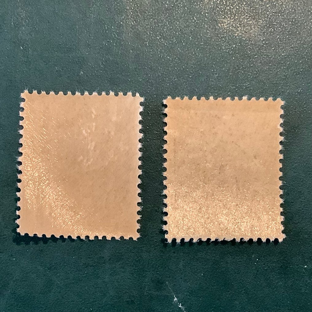 Franța 1903 - 25 de cenți Semeuse liniare - albastru și albastru închis - Yvert 132 en 132a #4.3