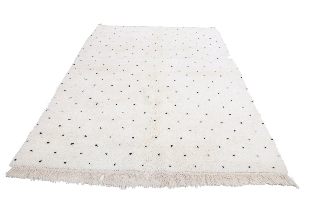 Sjældent ægte nyt berbersk marokkansk - Beni Ourain moderne design - Tæppe - 235 cm - 181 cm #1.0