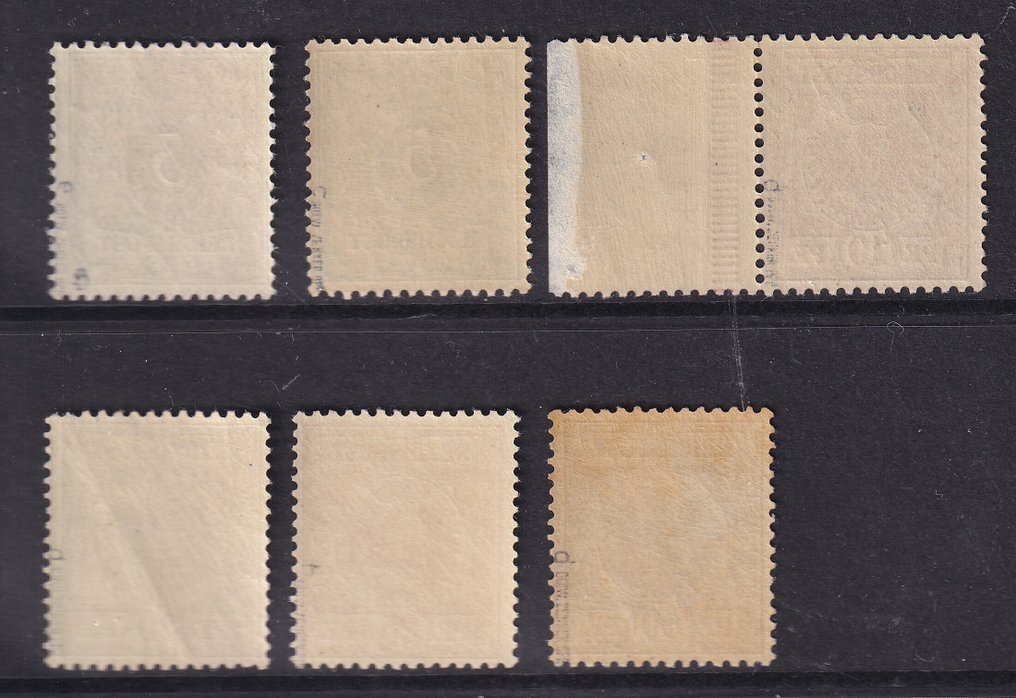 German Empire 1889 - 'Krone/Eagle' approved: Zenker BPP. - Michel:45e,46c,47d,48d,49b,50d #1.0