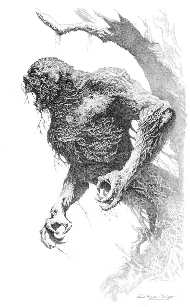 Joaquin Ramal - 1 Fine Art Print - Swamp Thing - Embossed Edition #2.1