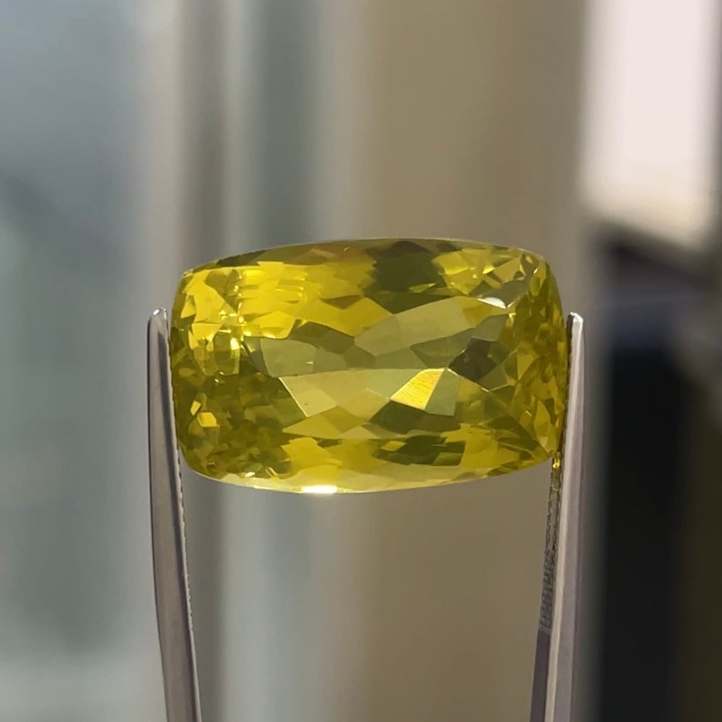 沒有保留價 綠色, 黃色 石英  - 41.18 ct - 國際有色寶石協會 (ICA GemLab) - 优质的 Lemon Quartz #1.0