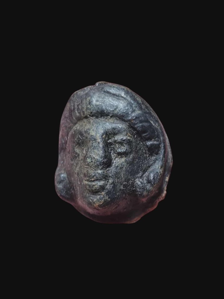 Αρχαία Ρωμαϊκή Μπρούντζος Εντυπωσιακή εφαρμογή προσώπου (χωρίς τιμή ασφαλείας) #1.0