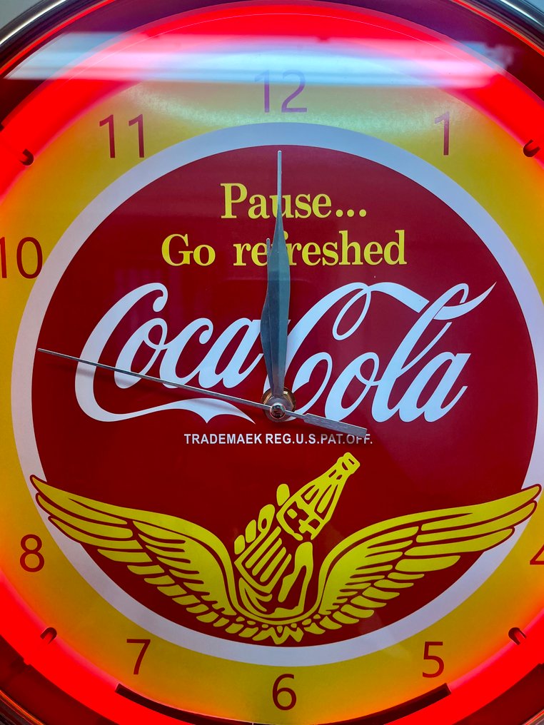 Coca-Cola - Coca-cola霓虹灯手表 - 廣告牌 - 塑料, 玻璃 #4.3