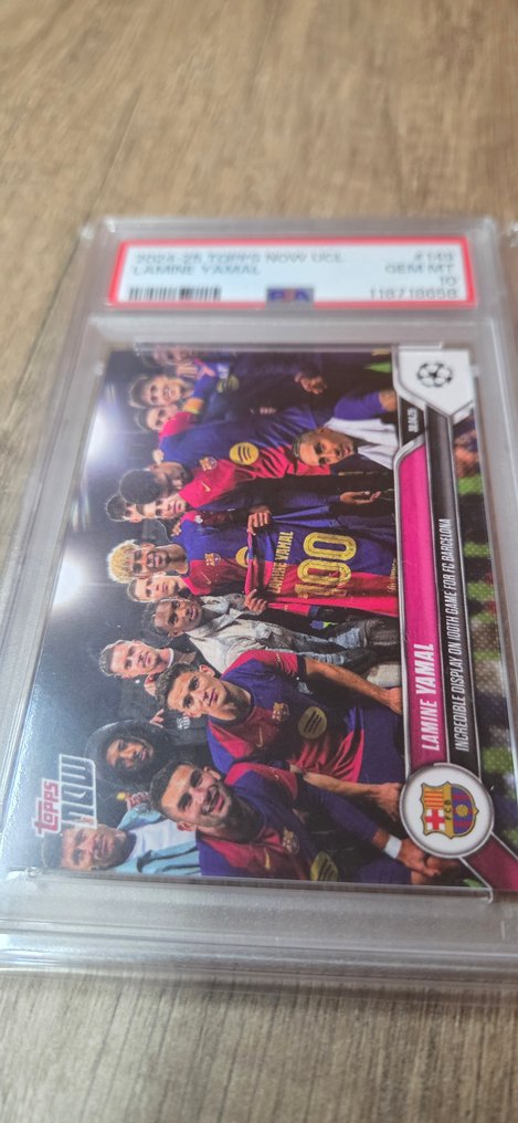 2024/25 Topps Now UCL Lamine Yamal #149 - PSA 10 - 1 Graded card #4.3