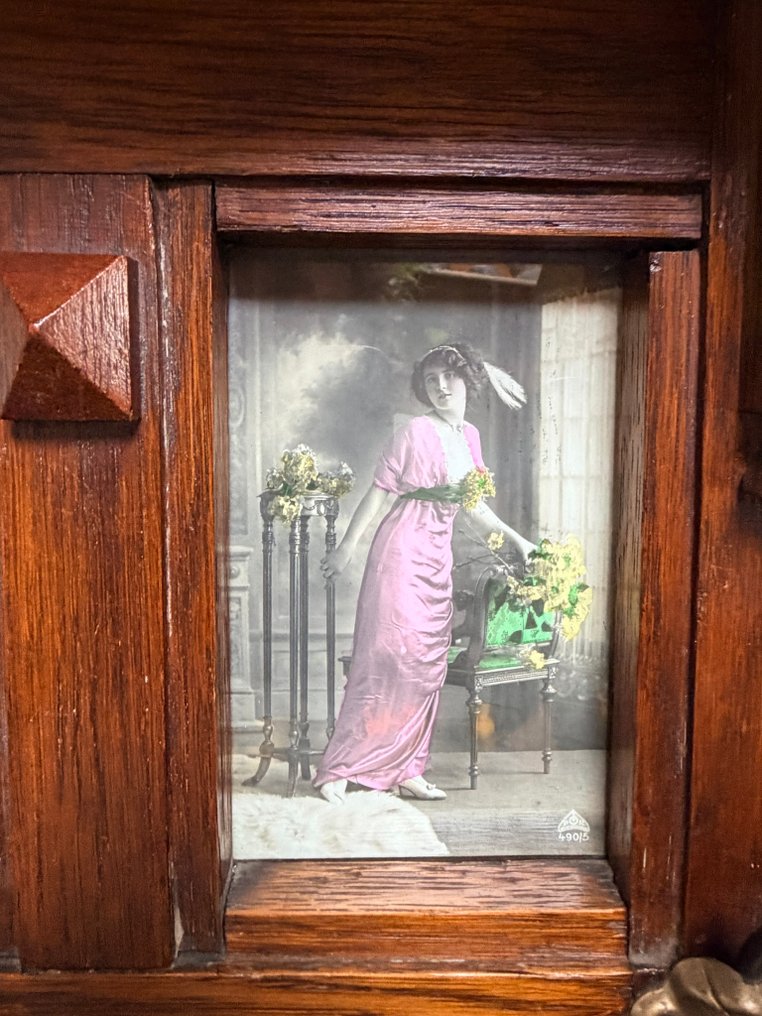 衣帽架 - 橡木, 玻璃 #2.1