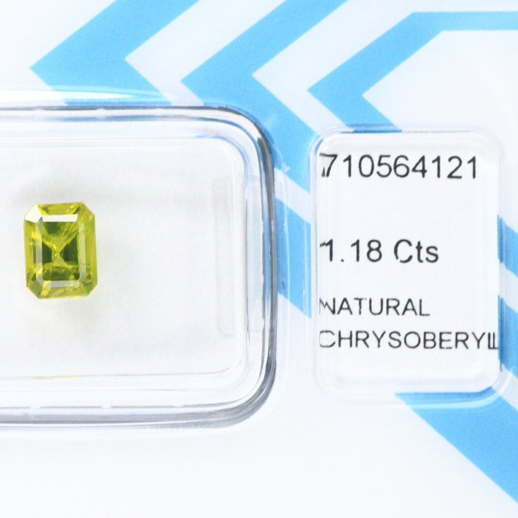Sans Prix de Réserve Jaune, Vert Chrysobéryl  - 1.18 ct - International Gemological Institute (IGI) #4.3