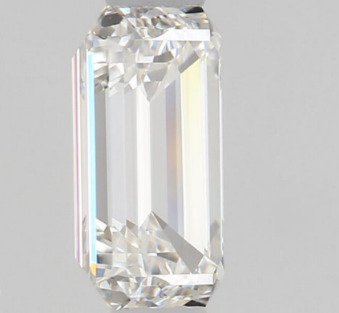 1 pcs Diamant (Naturlig) - 0.74 ct - Smaragd - H - VS1 - Gemologisk institutt i Amerika (GIA) #3.2