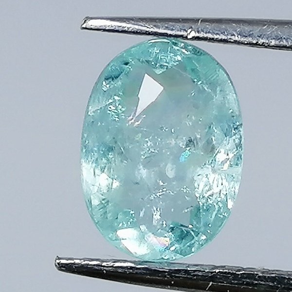 1 pcs Τουρμαλίνη paraiba - 0.63 ct - Instituto Gemólogico Español (IGE) #2.1