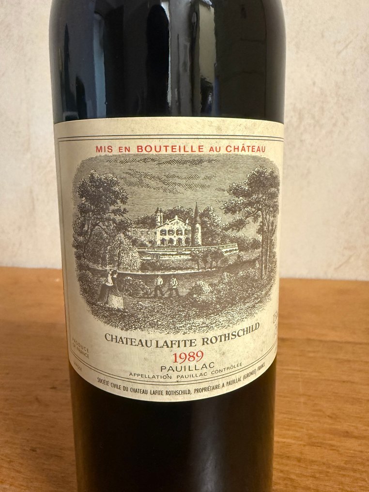1989 Château Lafite Rothschild - Burdeos 1er Grand Cru Classé - 1 Botella (0,75 L) #3.2