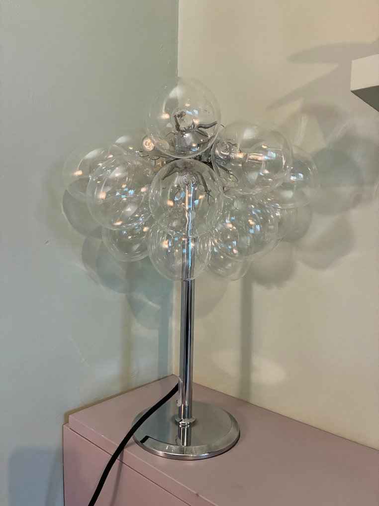 Table lamp - Metal, Glass - Vintage bubble lamp #4.3