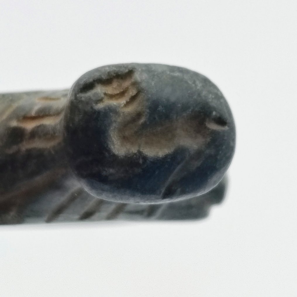 古代西亚 黑石 马浮雕戒指 - 40 mm  (没有保留价) #2.1