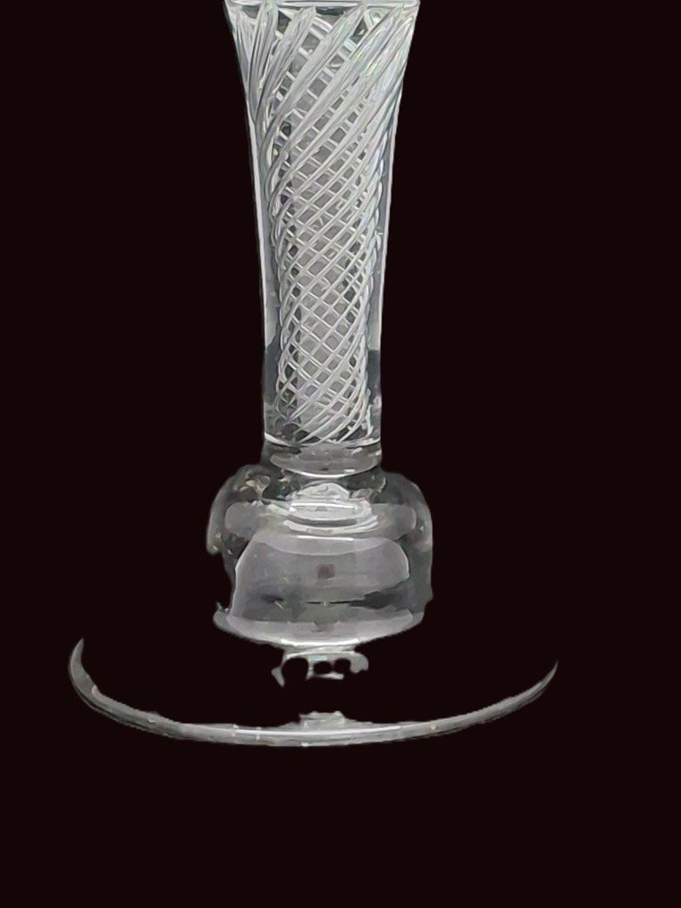 Ποτήρι κρασιού - Γεωργιανό ποτήρι κρασιού - Γυαλί - Air Twist c1750 (19cm) #3.2