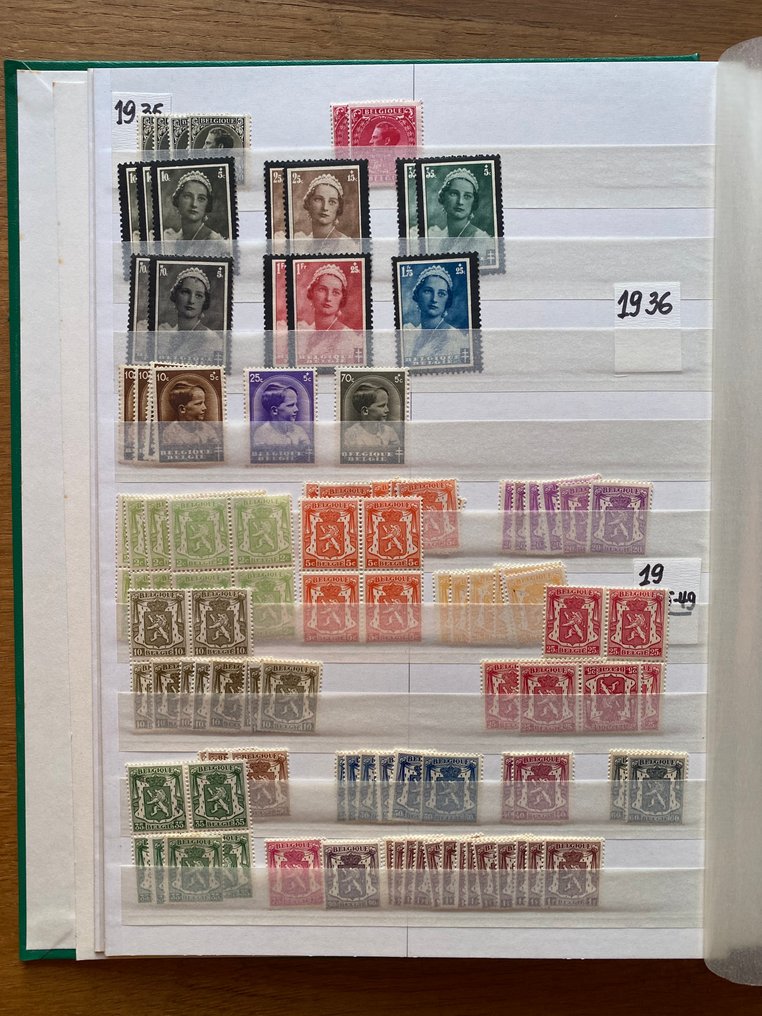 比利時 1912/1999 - 两个巨大的 stock Albums #4.3