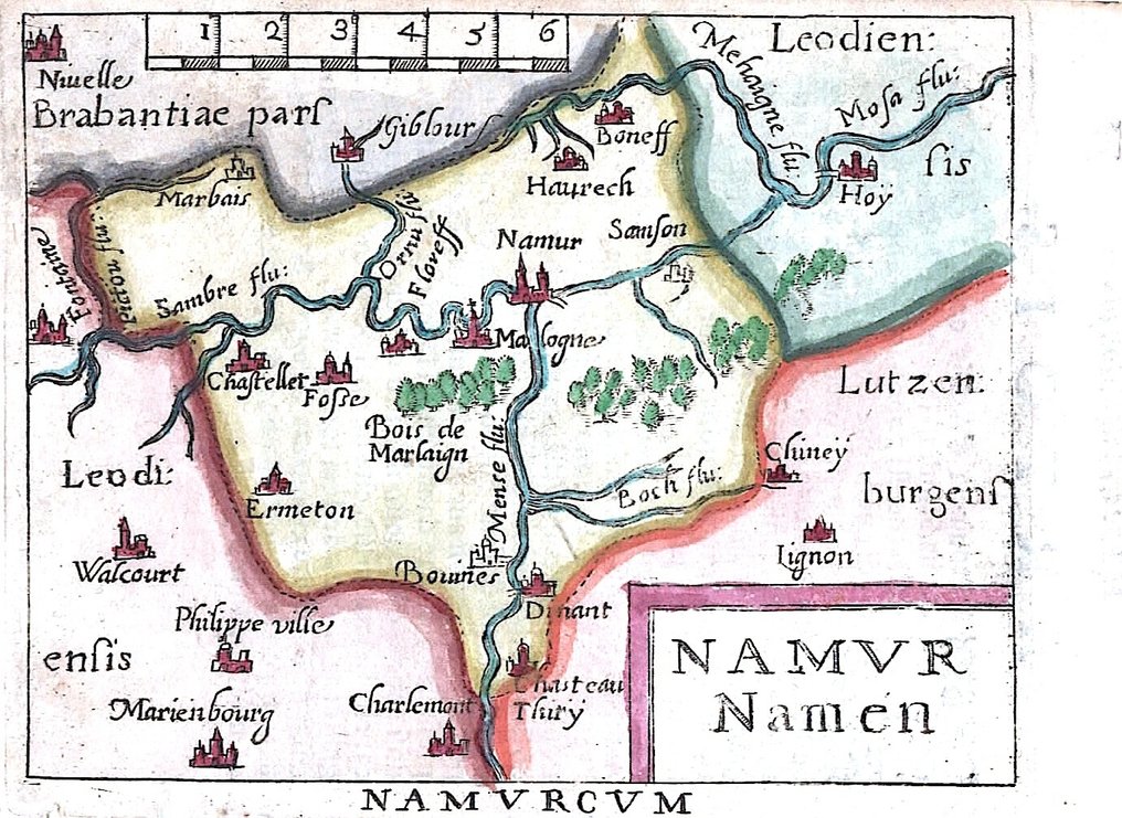 Belgium - Namur; Ortelius / Turrini - Namur Namen - 1655 #3.2