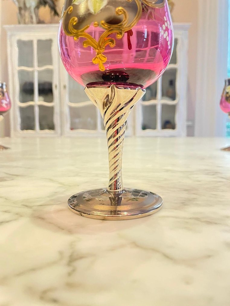 Σετ ποτού (6) - Γυαλί - Ποτήρια τριών εστιών 24k #1.0