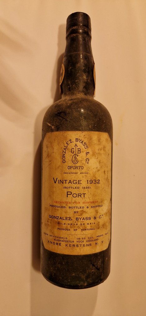 1932 Gonzalez Byass & Co. - Vintage Port - Εμφιαλώνεται σε 1935 - Πόρτο - 1 Φιάλη (0,75L) #1.0