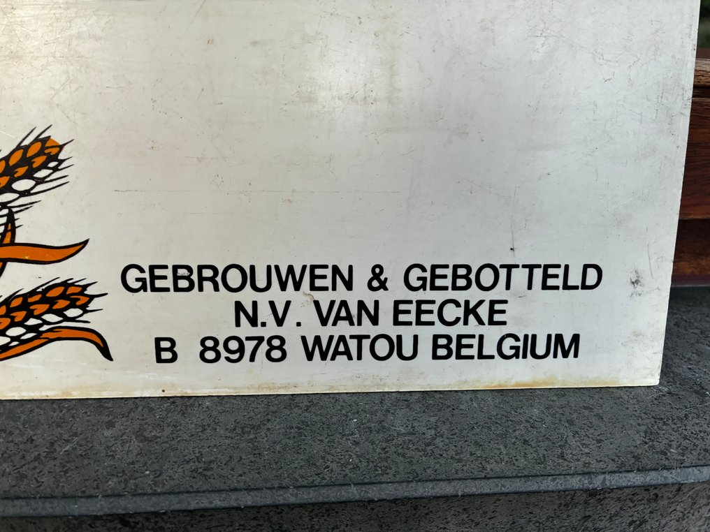 Watou’s witbier, around 1970 - Sign - plastic #2.1
