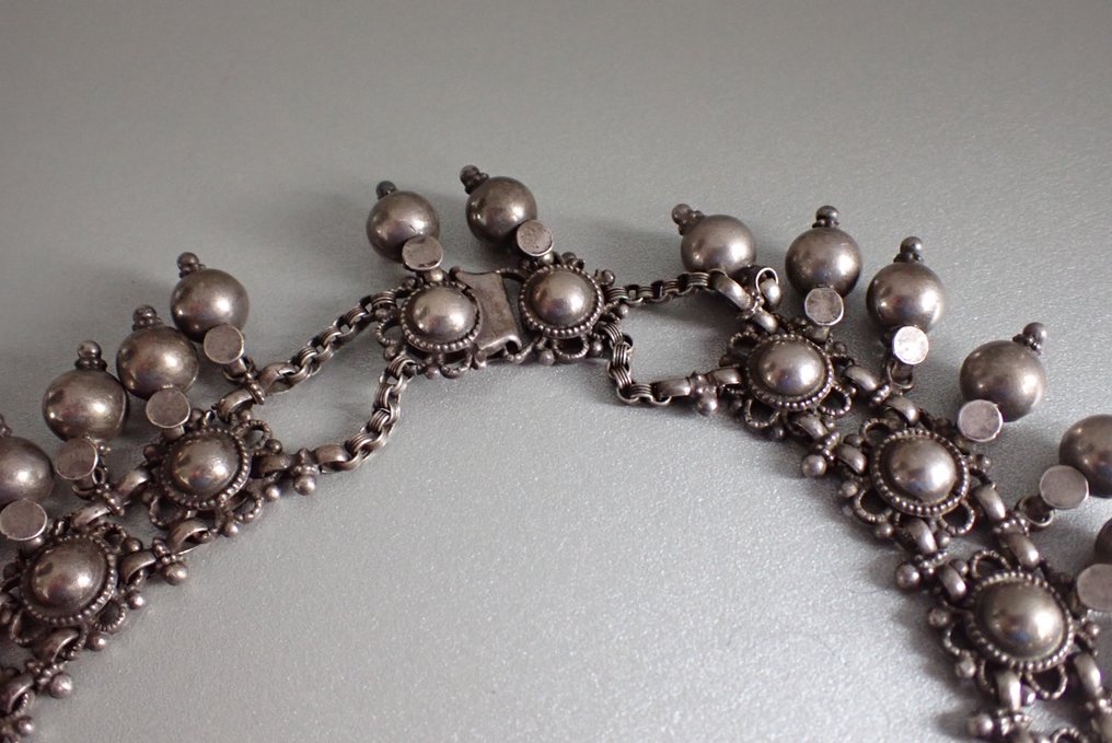 Ασημί - Κολιέ - Βυζαντινό κολιέ από την Ινδία #2.1