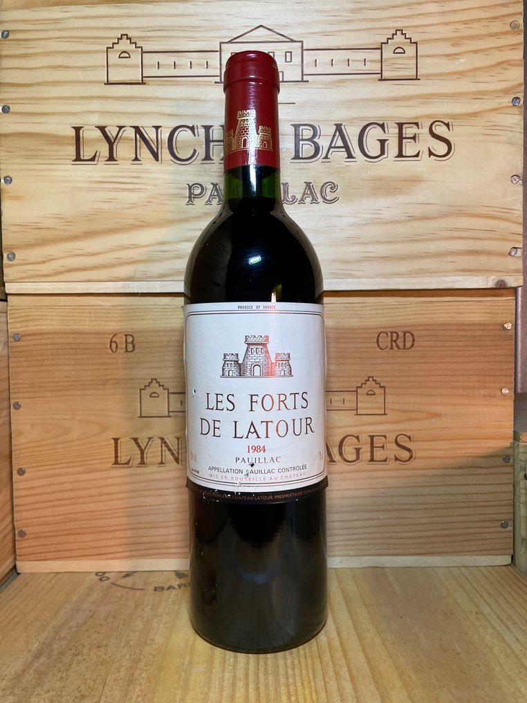 1984 Les Forts de Latour, 2nd wine of Ch. Latour - Pauillac - 1 Bottle (0.75L) #1.0