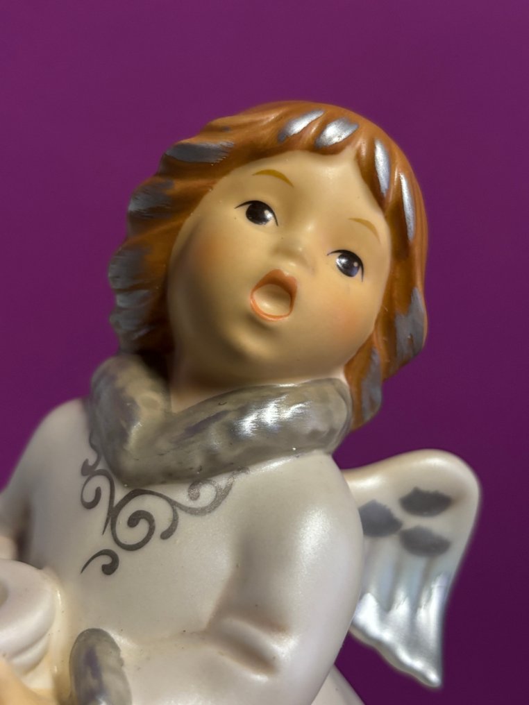 Goebel: kerstengel als kaarsenhouder - Figure - Earthenware #2.1