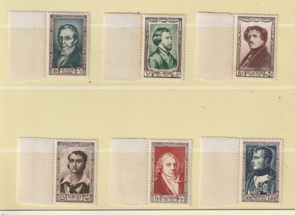 France 1903/1951 - Selection of 210 new watches between numbers 129 and 896, rare series in perfect condition. - Yvert 2025  d5 #1.0