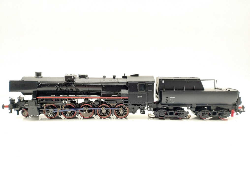 Märklin H0 - 3417 - Locomotora de vapor con ténder (1) - Type 63 - NSB #1.0