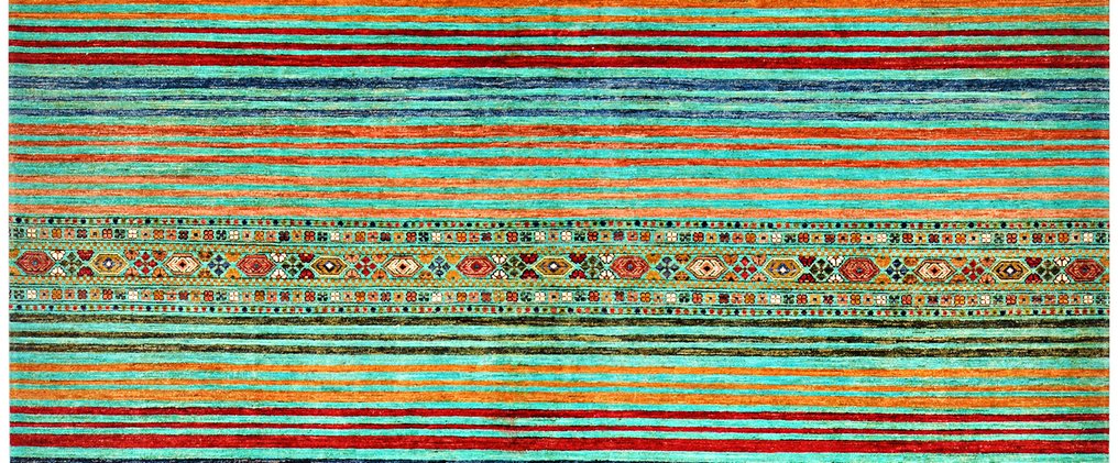 Afghan, Ziegler Kazak, Χαλί Samarkand Ariana υψηλής ποιότητας, μεγάλο, χειροποίητο, premium μαλλί - Χαλί - 360 cm - 280 cm - Νέο χειροποίητο χαλί σχεδιαστή #2.1