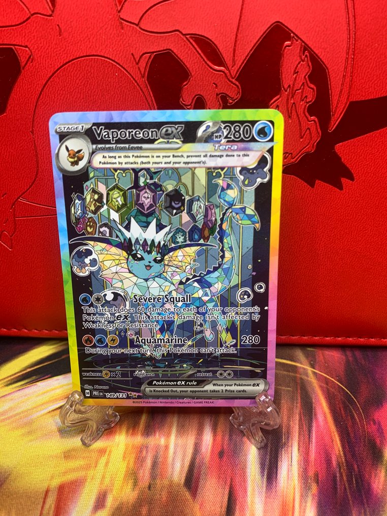 Pokémon - 1 Card - Vaporeon #149 Εναλλακτική τέχνη - Scarlet & Violet - Prismatic Evolutions #1.0