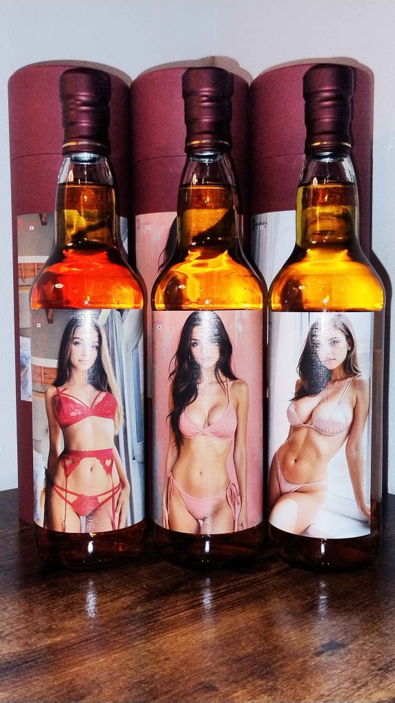 'Blended Whisky from Scotland' - Kanji Series 'xi'-Set - Oak Cask - Sexywhisky - 70cl - 3 bottles #1.0