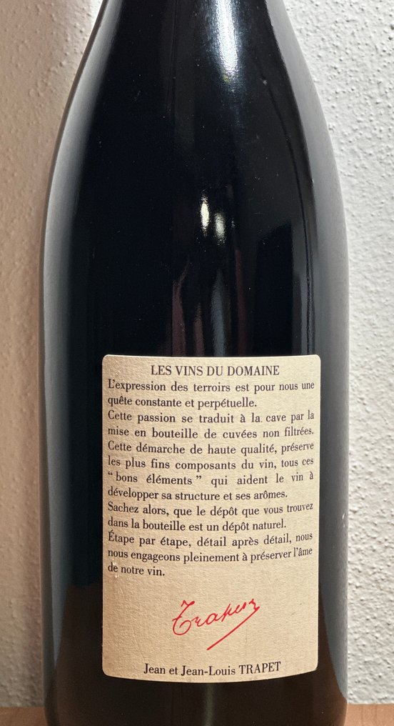 1999 Domaine Trapet Père & Fils - Chambertin Grand Cru - 1 Bottle (0.75L) #2.1