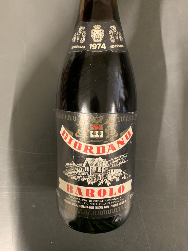 1974 Giordano - 巴罗洛 - 6 Bottles (0.75L) #4.3