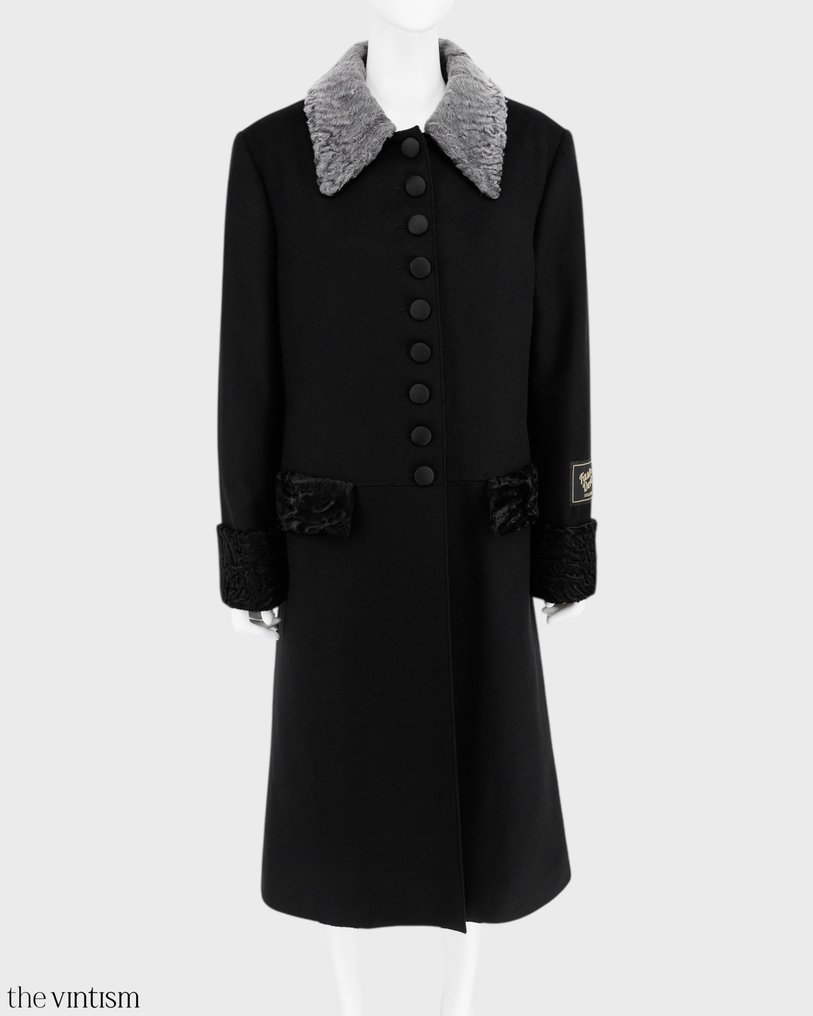 Dolce & Gabbana - F/W 2018 Runway - Virgin Wool & Karakul Fur - Coat #1.0