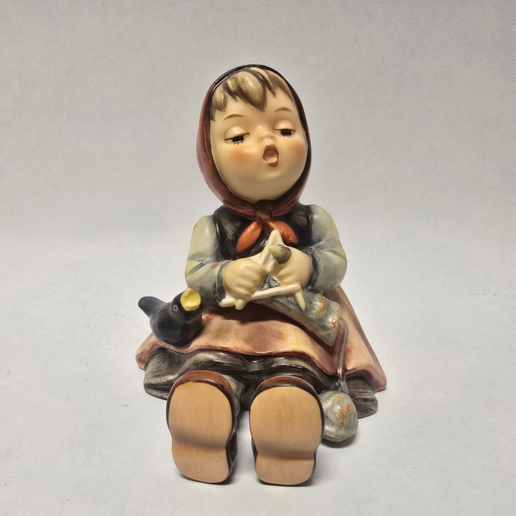 Goebel - Statuetta - Hummel #69 - Happy Pastime - TMK7 - Final Issue 125 jaar - Porcellana #1.0
