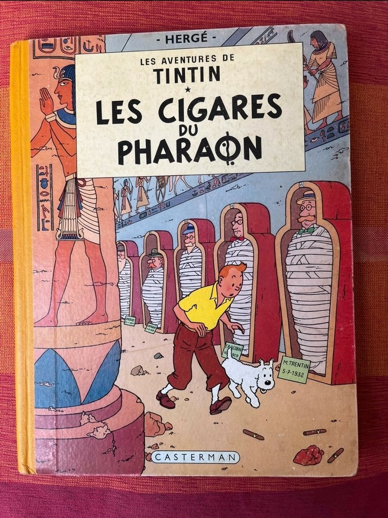 Tintin T4 - Les Cigares du pharaon (B14) - C - EO couleur française - 1 Album - 1955 #1.0