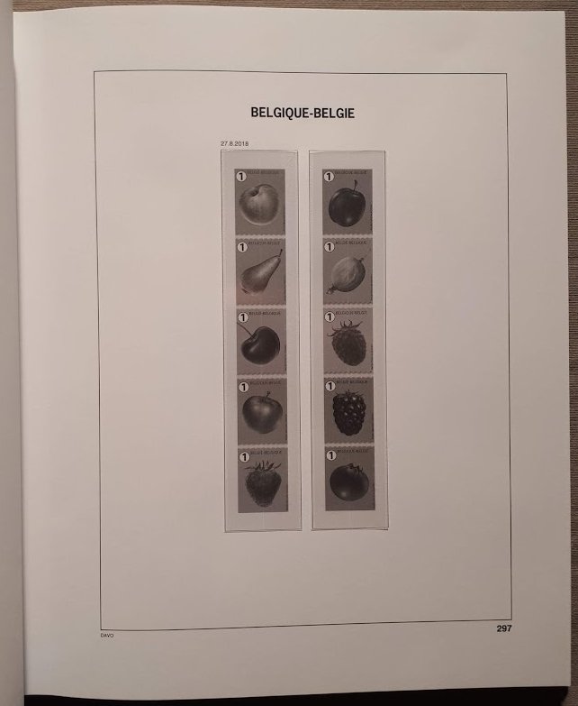 Belgium 2016/2019 - Accessories: Davo LX album part IX with cassette. #3.2