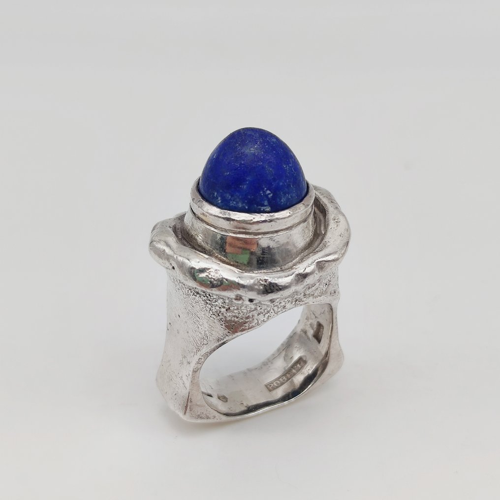 Ingen mindstepris - Ring Sølv Lapis lazuli - Inger R. Kvarn #4.3