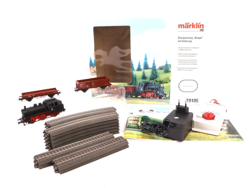 Märklin H0 - 29105 - Tren a escala (1) - Iniciar conjunto 'locomotora de vapor' digital - DB #1.0