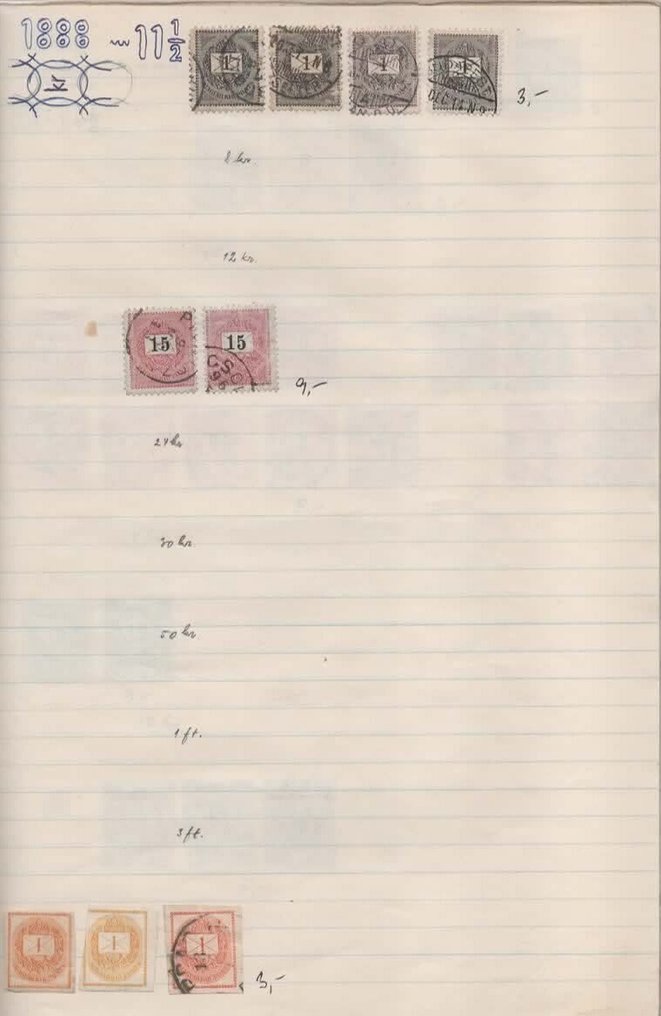 Hongrie 1881/1959 - collection ancienne de timbres #1.0