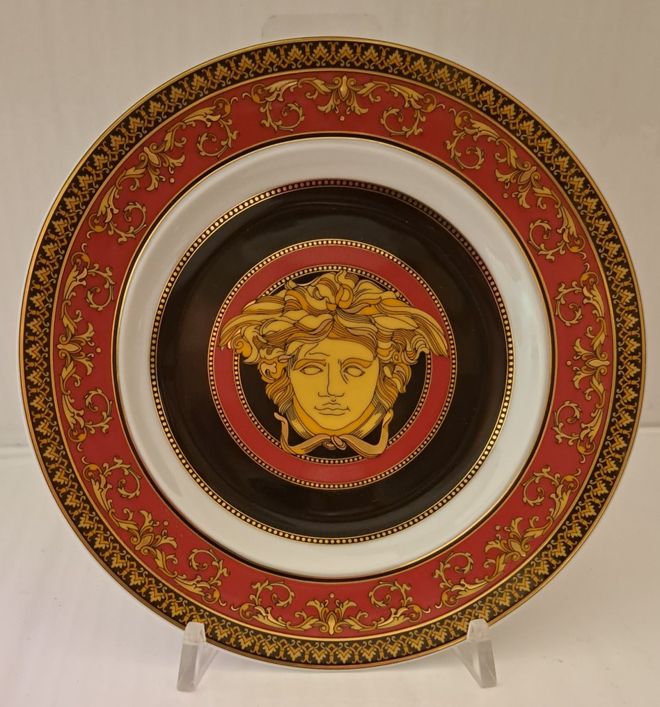 Rosenthal - Gianni Versace - Wall plate - ☆Medusa Mythos ☆ 18cm 1993 - Hartporzellan - Control number 74 / 27 #4.3