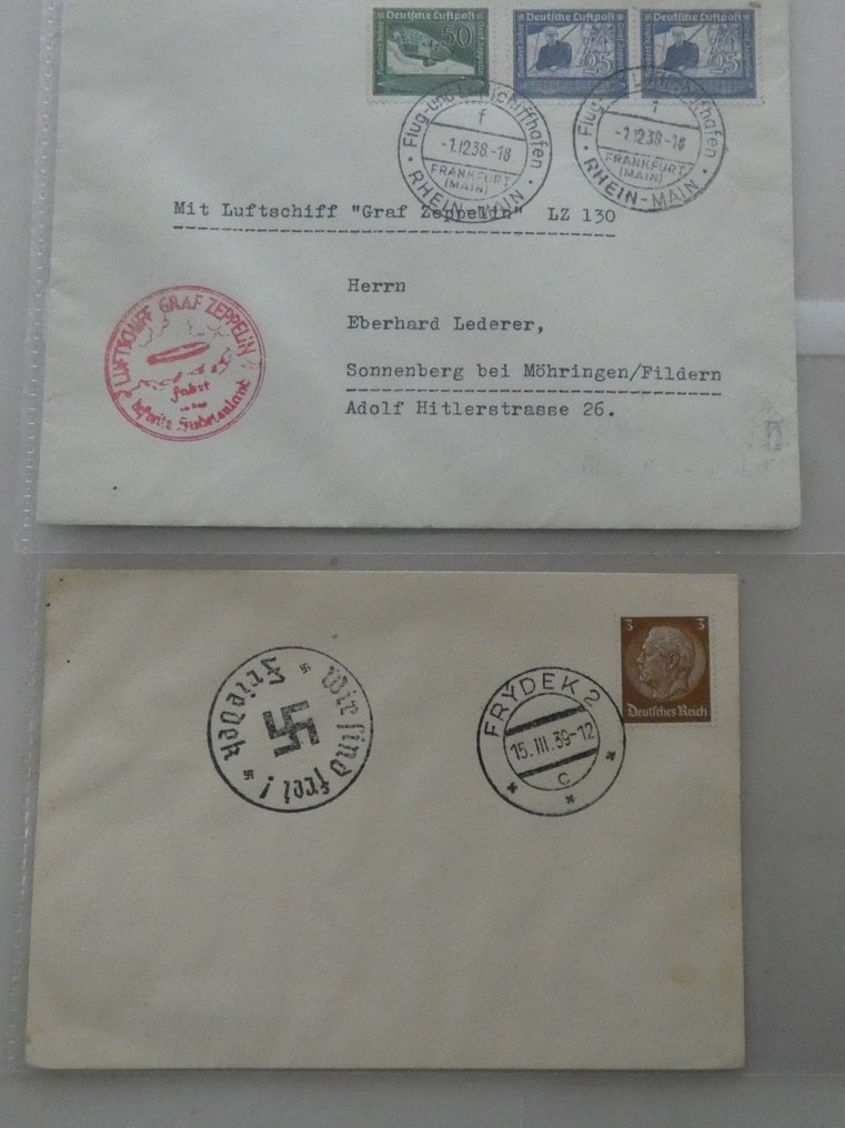 German Empire 1938 - Post items mostly with special cancellation. - Deutsches Reich - Sudetenland #1.0