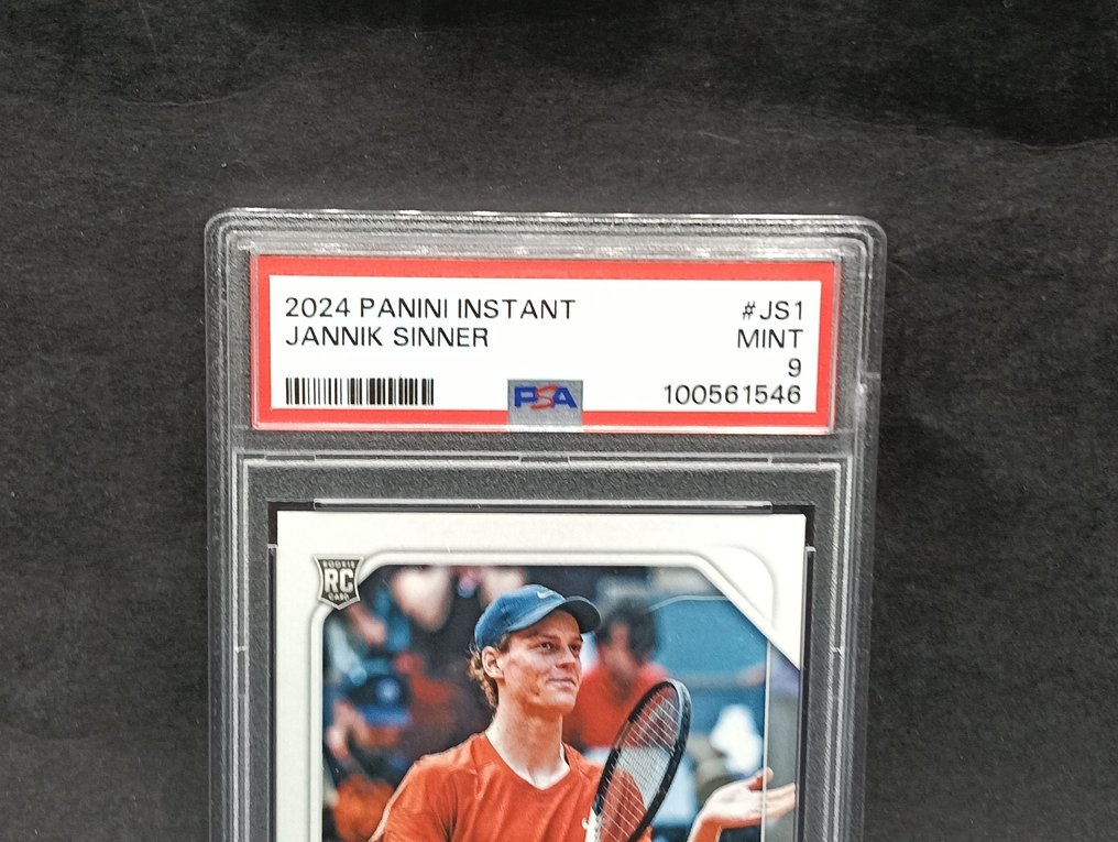2024 帕尼尼 Instant Jannik Sinner #JS1 ROOKIE - PSA 9 Graded card #2.1