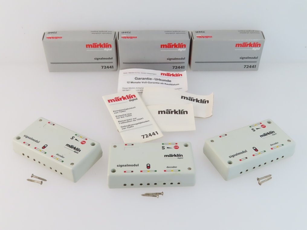Märklin H0 - 72441 - Digitale besturingseenheid (3) - 3x Digitale rem-module met aansluiting voor lichtsein #1.0