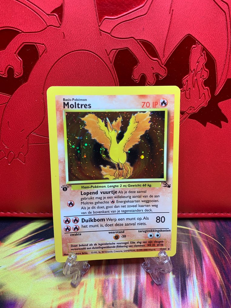 Pokémon - 1 Card - Moltres #12 First edition - WOTC #1.0